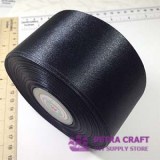 satin ribbon-50mm-black-petracraft